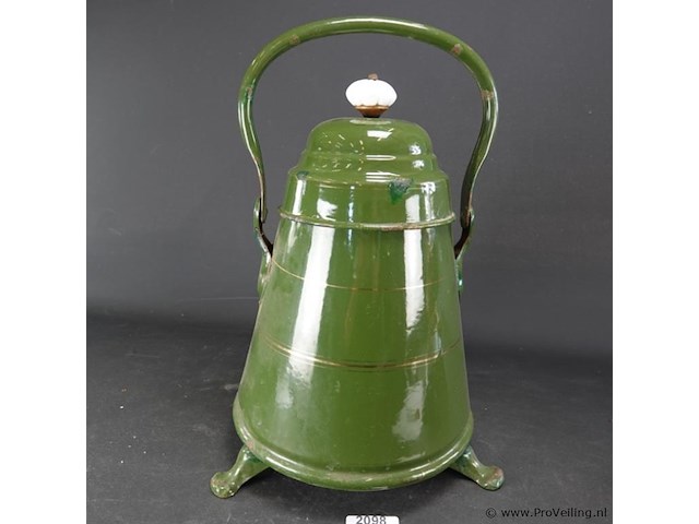 Vintage emaillen kolenkit - afbeelding 1 van  5