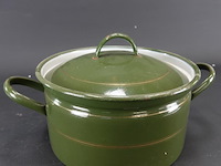 Vintage emaillen pan - afbeelding 1 van  5