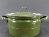 Vintage emaillen pan - afbeelding 2 van  5