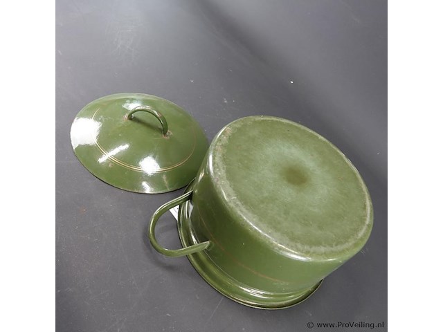 Vintage emaillen pan - afbeelding 5 van  5