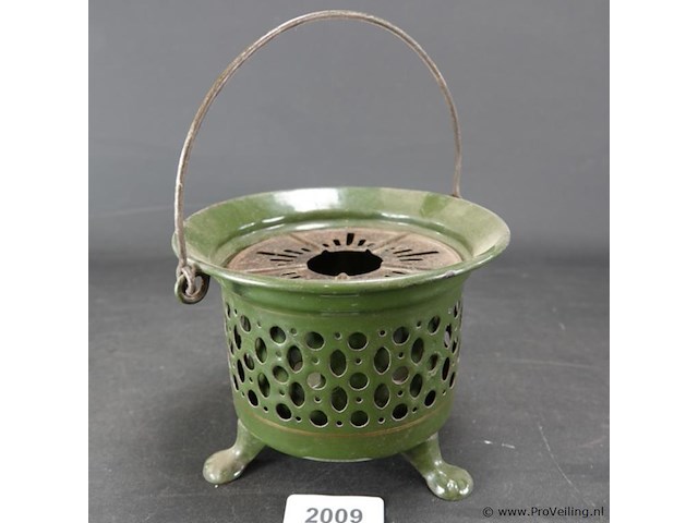 Vintage emaillen rechaud - afbeelding 1 van  5