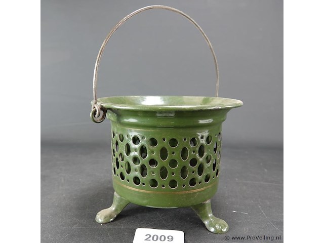 Vintage emaillen rechaud - afbeelding 2 van  5