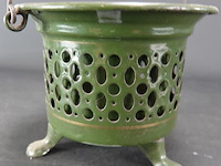 Vintage emaillen rechaud - afbeelding 4 van  5