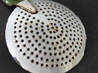 Vintage emaillen schuimspaan - afbeelding 4 van  5