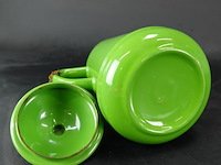 Vintage emaillen theepot - afbeelding 5 van  5