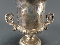 Vintage engelse verzilverde champagnekoeler - afbeelding 2 van  5