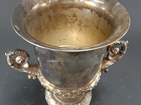 Vintage engelse verzilverde champagnekoeler - afbeelding 3 van  5