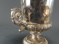 Vintage engelse verzilverde champagnekoeler - afbeelding 4 van  5
