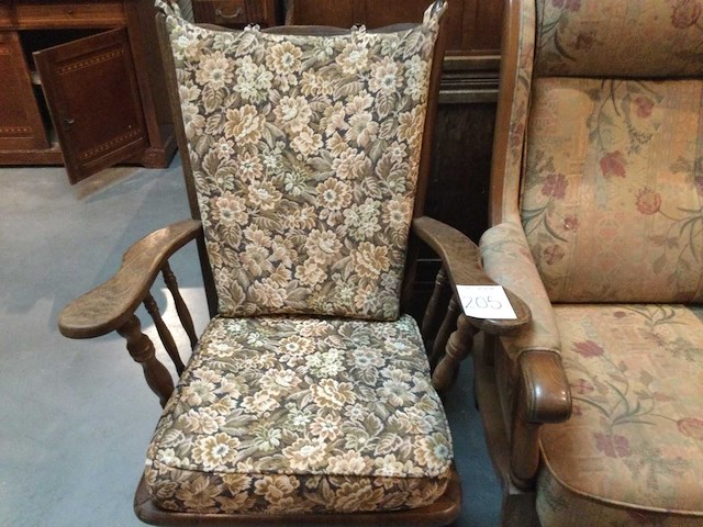 Vintage fauteuil (2x) - afbeelding 2 van  5