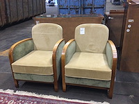 Vintage fauteuil (2x) - afbeelding 1 van  5