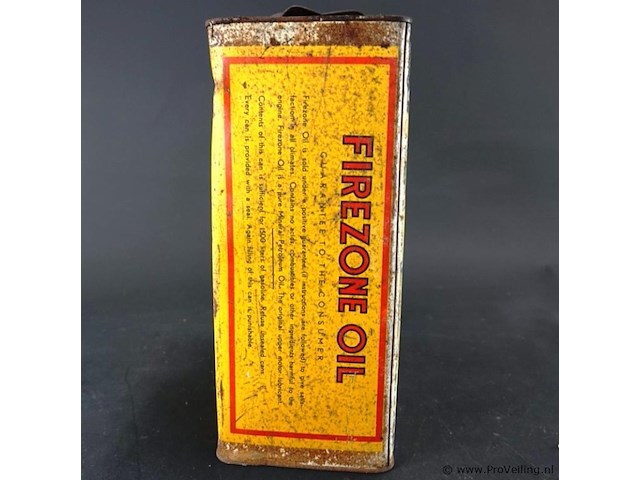 Vintage firez one oil blik - afbeelding 3 van  7