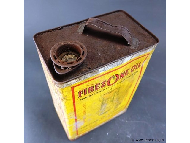 Vintage firez one oil blik - afbeelding 6 van  7