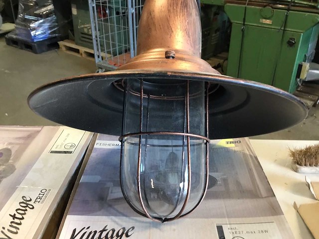 Vintage fisherman hanglamp (6x) - afbeelding 1 van  6