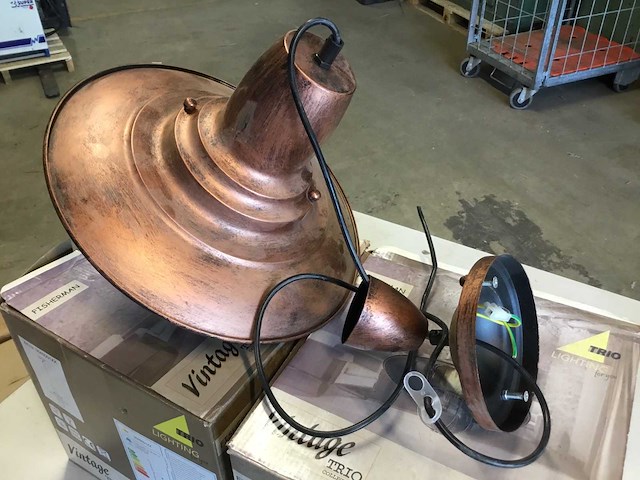 Vintage fisherman hanglamp (6x) - afbeelding 2 van  6
