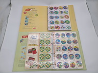 Vintage flippo collectie (twee originele, gevulde mappen)