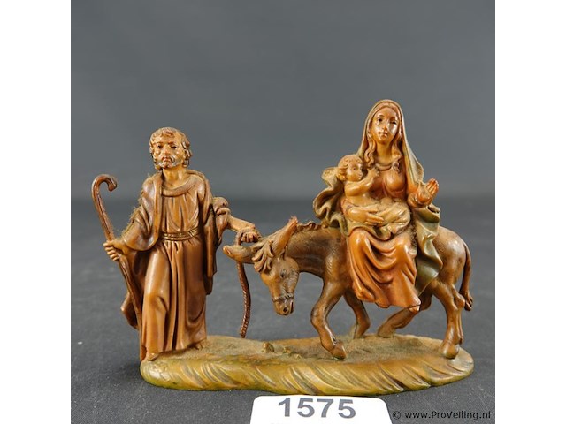 Vintage fontanini nativity holy family beeld - afbeelding 1 van  5