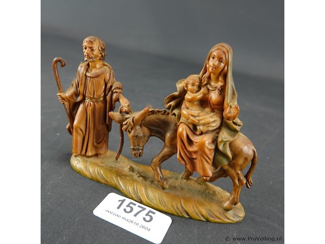 Vintage fontanini nativity holy family beeld - afbeelding 2 van  5