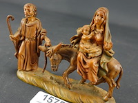 Vintage fontanini nativity holy family beeld - afbeelding 2 van  5