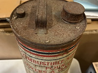 Vintage gasolie blik 10l s.a. trading antwerpen - afbeelding 3 van  3