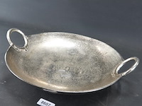 Vintage gehamerd aluminium schaal - afbeelding 1 van  5