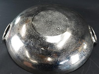 Vintage gehamerd aluminium schaal - afbeelding 5 van  5