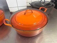 Vintage gietijzeren pan 38 cm (3x) - afbeelding 4 van  4