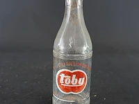 Vintage glazen frisdrankfles van de toby limonadefabriek uit het nederlandse oosterbeek - afbeelding 2 van  5