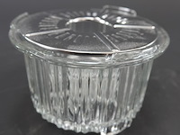 Vintage glazen theelichtje of rechaud - afbeelding 1 van  5