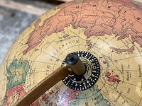 Vintage globe met verlichting - afbeelding 2 van  3