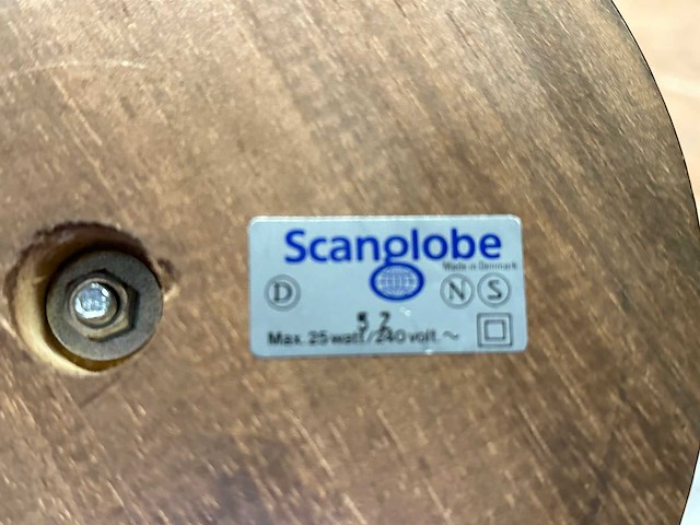 Vintage globe met verlichting - afbeelding 3 van  3