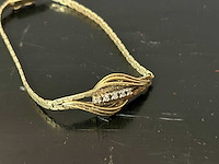 Vintage goudkleurige armbanden en schakelarmbanden - 7 delig - afbeelding 3 van  9