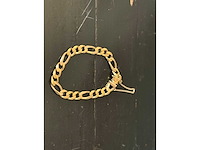 Vintage goudkleurige armbanden en schakelarmbanden - 7 delig - afbeelding 8 van  9