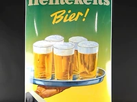 Vintage heineken's bier emaille reclamebord - afbeelding 2 van  5