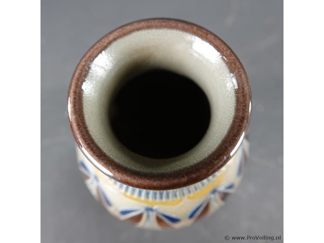 Vintage hofaelbach manufactur westerwald steengoed met het kenmerkende zoutglazuur uit de jaren '70 of '80. - afbeelding 4 van  5
