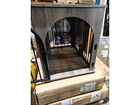 Vintage hondenbench met 2 ingangen. - afbeelding 5 van  5