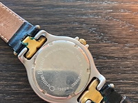 Vintage horloge, christiaan bernard, 5395, white , zilver, gold, 1992 - afbeelding 2 van  2