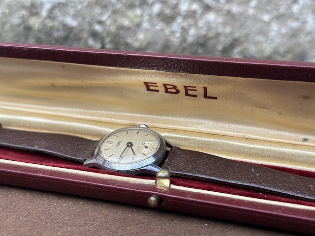 Vintage horloge ebel, staal - afbeelding 1 van  9