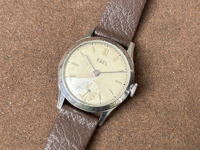 Vintage horloge ebel, staal - afbeelding 3 van  9