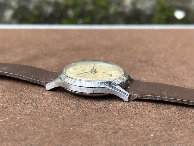 Vintage horloge ebel, staal - afbeelding 4 van  9