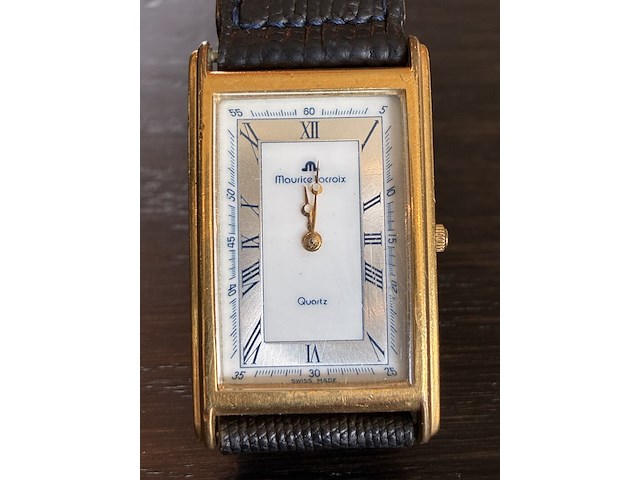 Vintage horloge, maurice lacroix, tank /les classiques 58196, jaren 90 - afbeelding 1 van  5