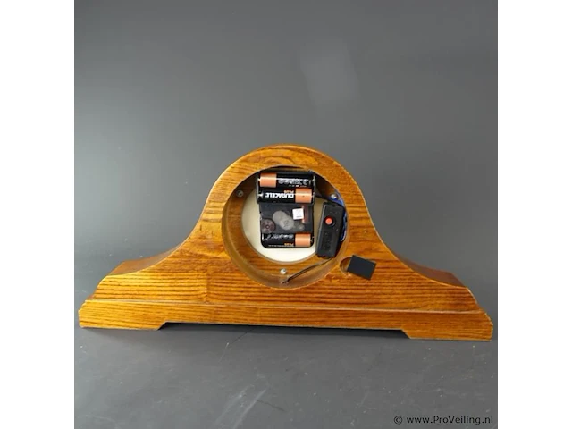 Vintage houten adler schouwklok - afbeelding 4 van  5