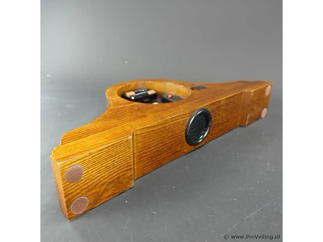 Vintage houten adler schouwklok - afbeelding 5 van  5