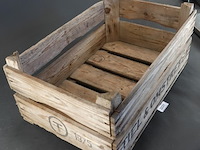Vintage houten fruitkist - afbeelding 3 van  5