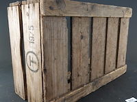 Vintage houten fruitkist - afbeelding 5 van  5