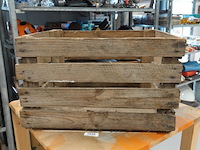 Vintage houten fruitkist - afbeelding 3 van  5