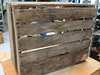Vintage houten fruitkist - afbeelding 5 van  5