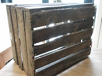 Vintage houten fruitkist - afbeelding 5 van  5