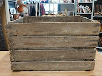 Vintage houten fruitkrat - afbeelding 3 van  5