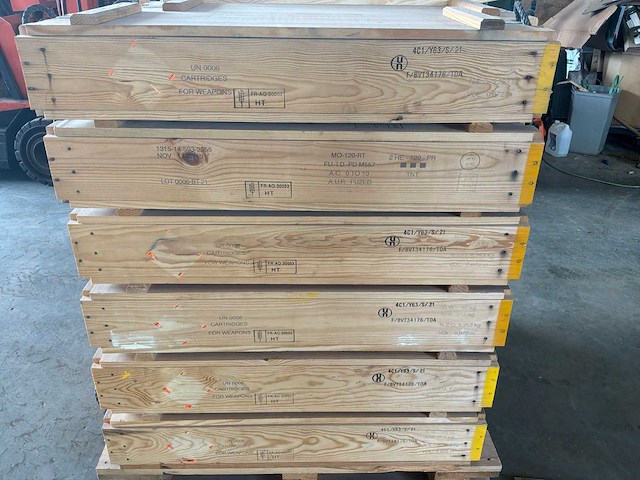Vintage houten kist (18x) - afbeelding 5 van  5