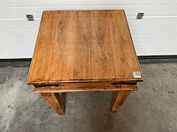 Vintage houten restauranttafel (14x) - afbeelding 5 van  5
